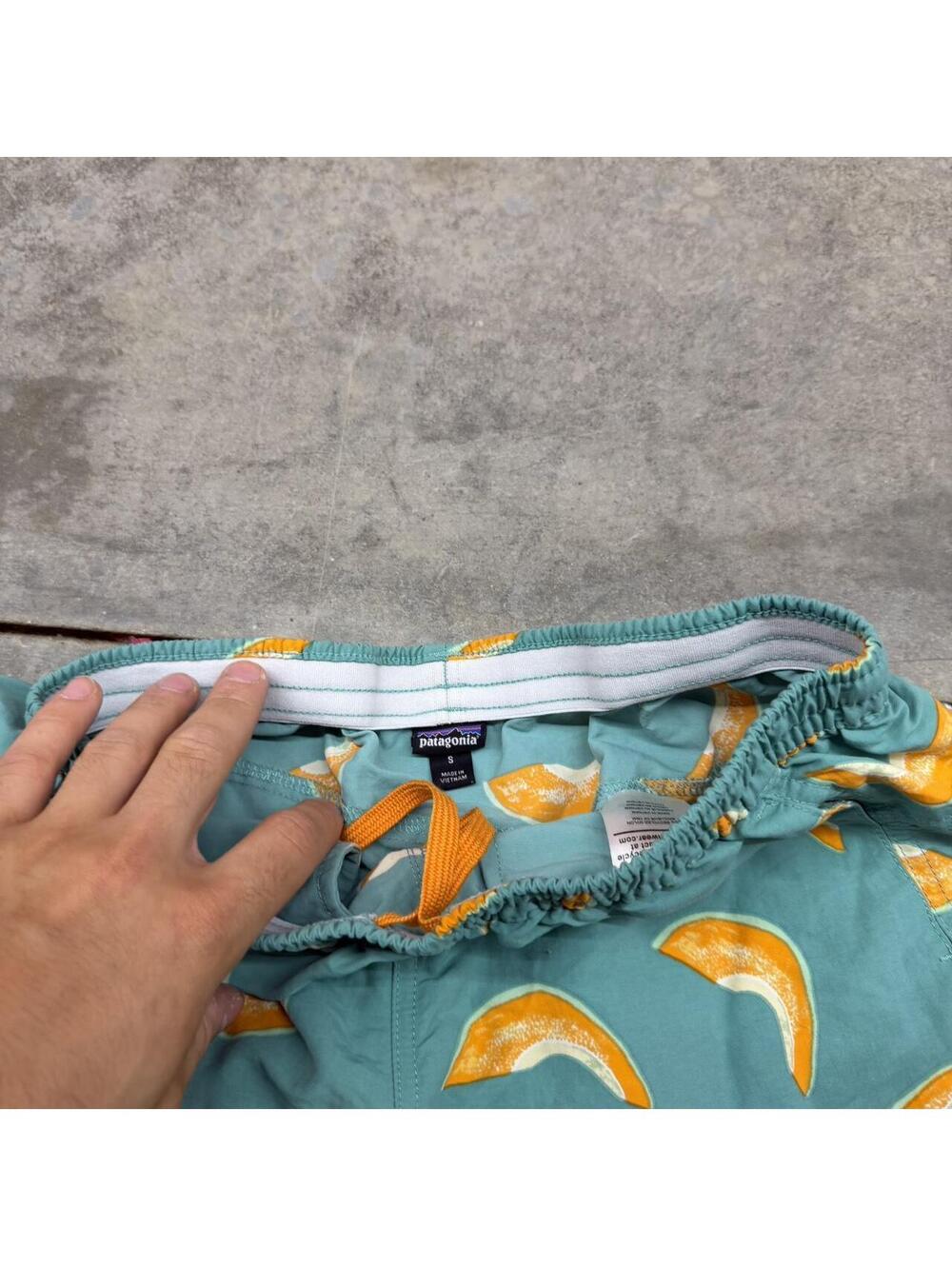 vintage patagonia baggies melons light beryl green shorts size small WOMENS - Picture 3 of 3